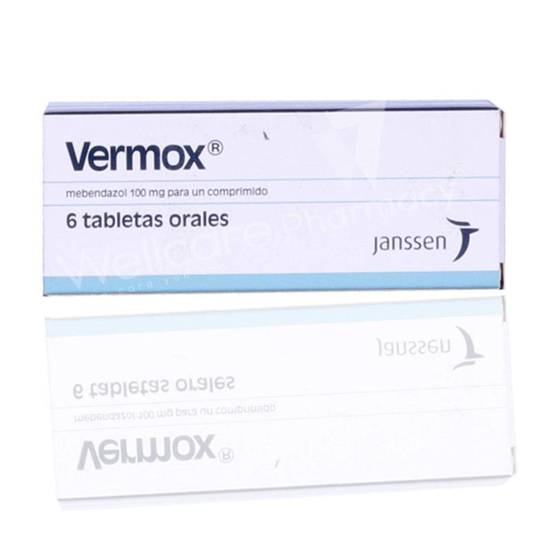 Vermox 100Mg Tablets 6'S - Wellcare Pharmacy