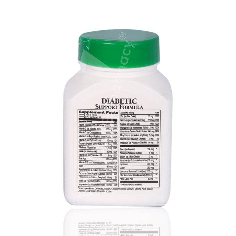 21St Century Diabetic Formula Tablets 30'S - Wellcare Pharmacy