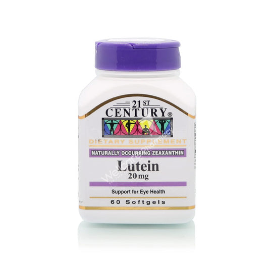 21St Century Lutein 20Mg Softgels 60'S