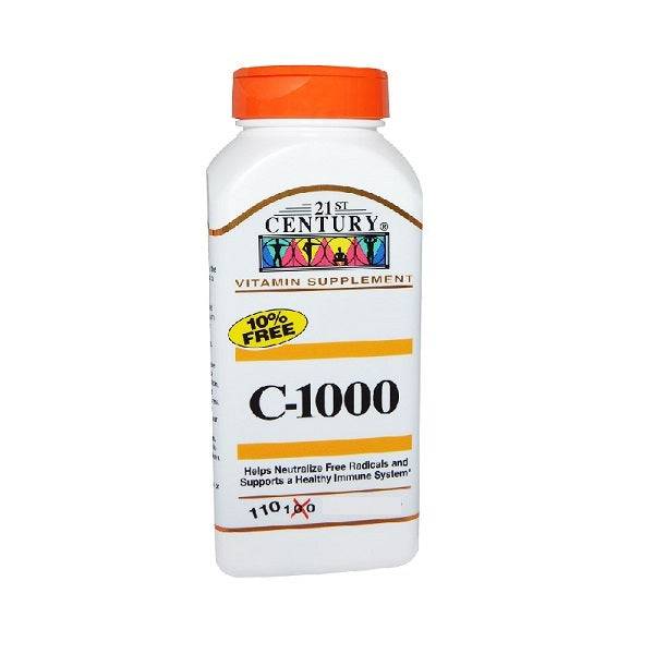 21St Century Vitamin C 1000 Caplets 110'S - Wellcare Pharmacy