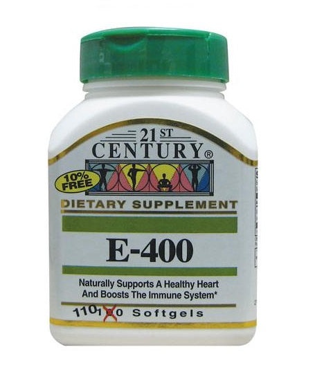 21st Century Vitamin E 400 Iu Softgels 110'S