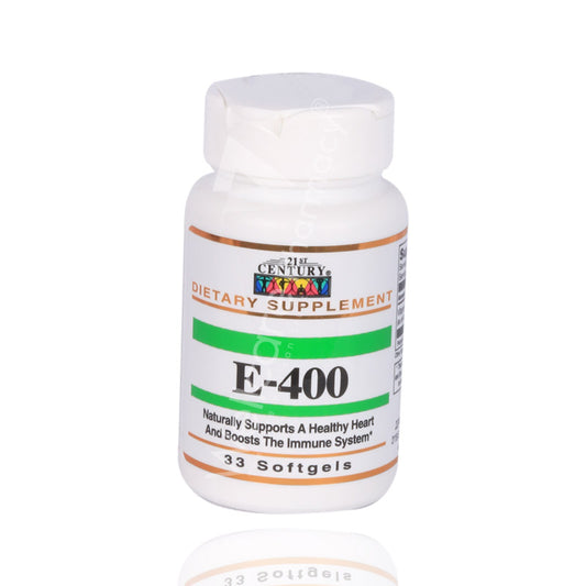 21St Century Vitamin E 400Iu Softgels 33'S