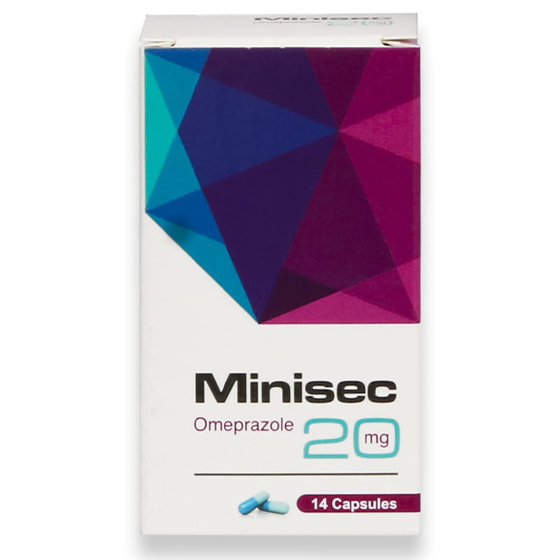 Minisec 20mg Capsules 14'S