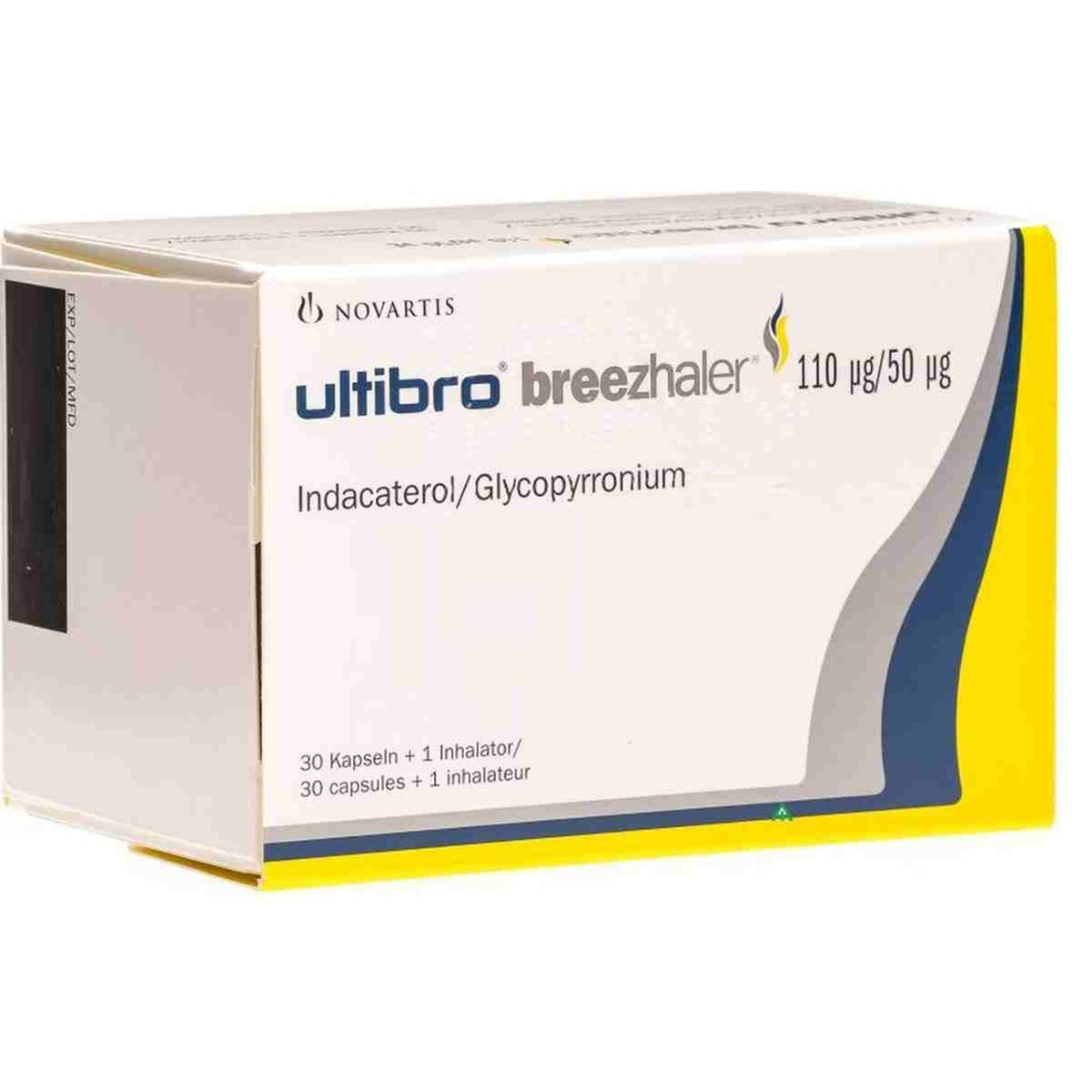 Ultibro Breezhaler Hnc110/50mcg Powder Capsule 30'S