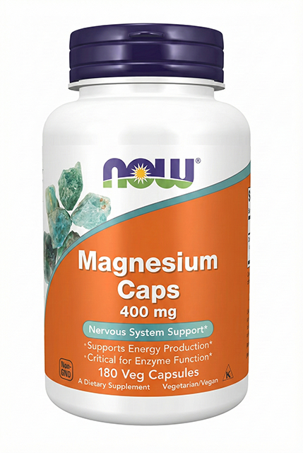 Now Magnesium 400 Mg Capsules 180'S