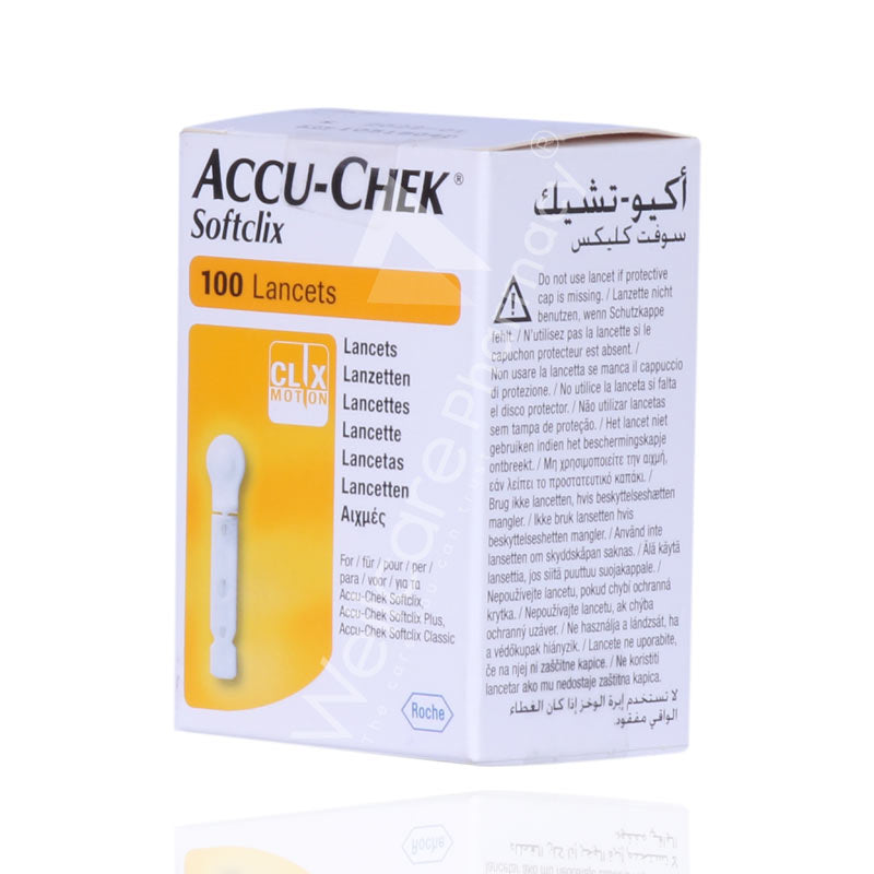 Accu Chek Softclix Lancet 100'S