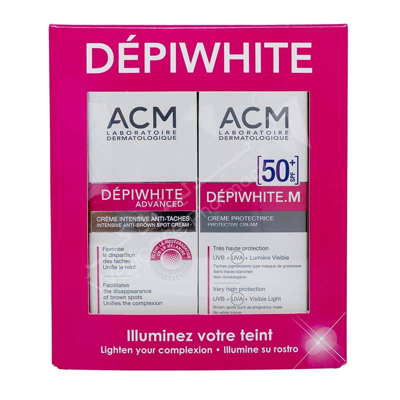 Acm Depiwhite Advanced Intensive Anti Brown Spot Cream 40Ml + Acm Depiwite M Protective Cream Spf 50 40Ml