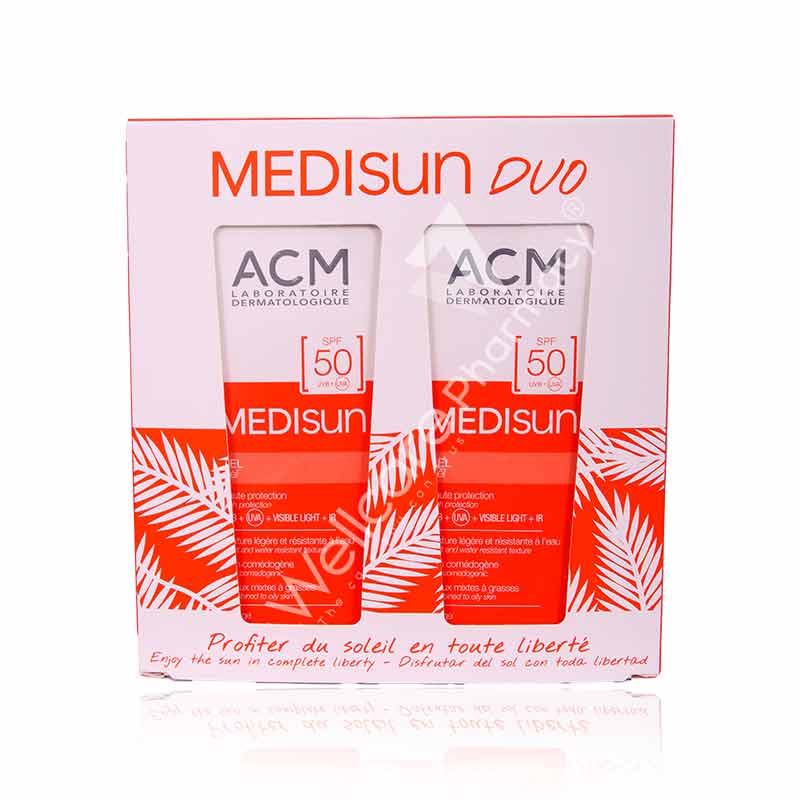 Acm Medisun Spf 50 Gel 40ml Value Pack