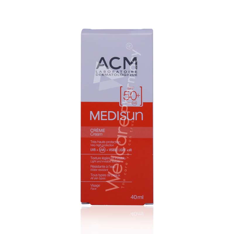 Acm Medisun Spf50 Sunscreen Cream 40ml