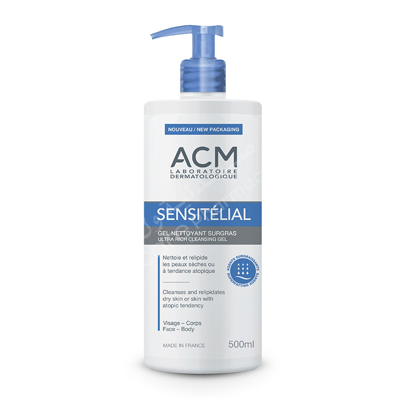 Acm Sensitelial Ultra Rich Cleansing Gel 500ml
