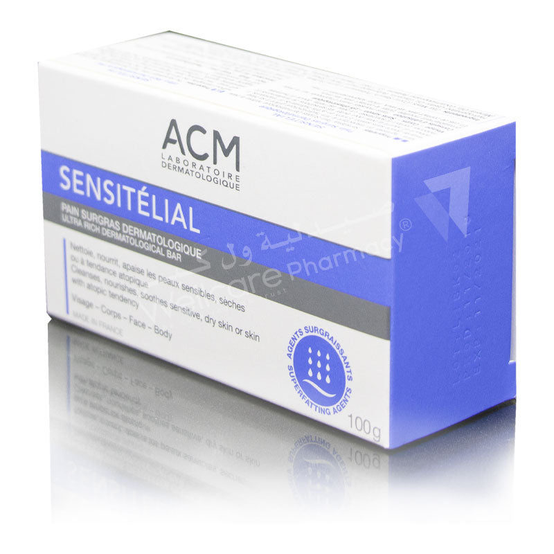 Acm Sensitelial Ultra Rich Dermatological Bar 100gm