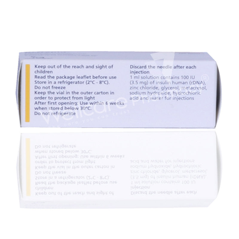 Actrapid Hm Injection 10Ml 1'S