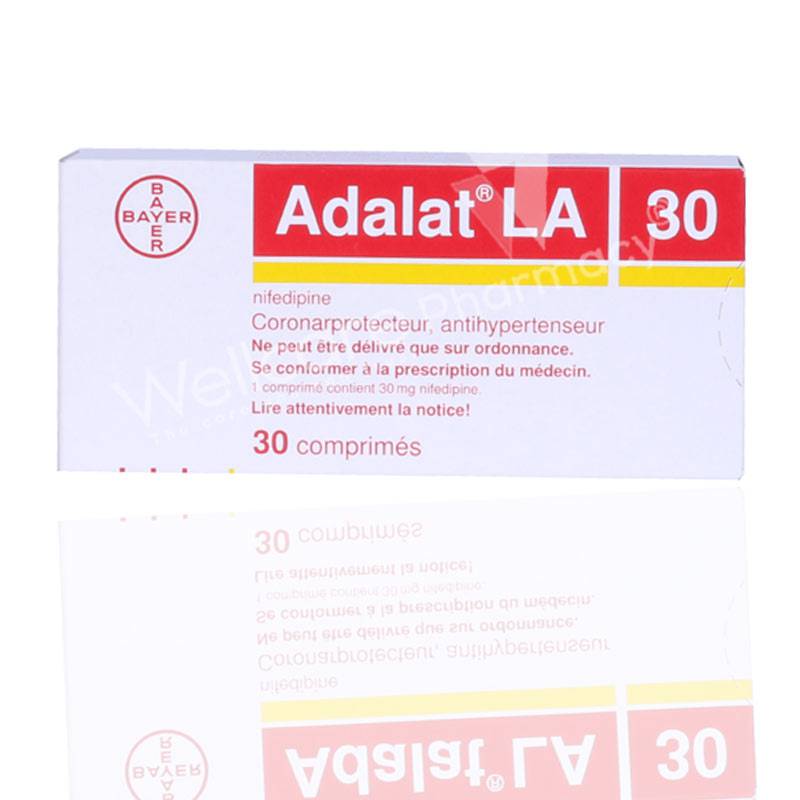 Adalat La 30Mg Tablets 30'S - Wellcare Pharmacy