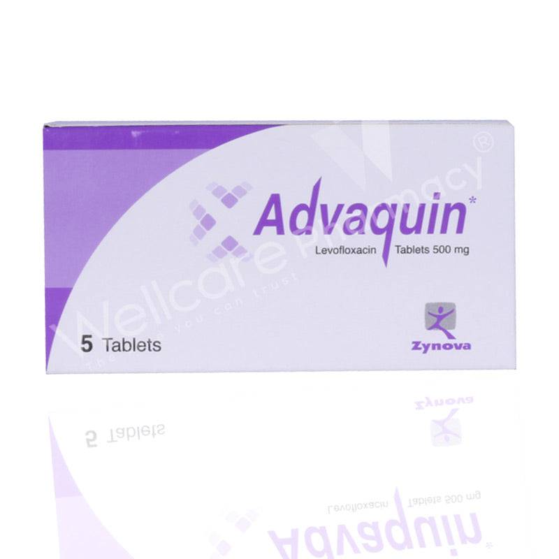 Advaquin 500Mg Tablets 5'S - Wellcare Pharmacy