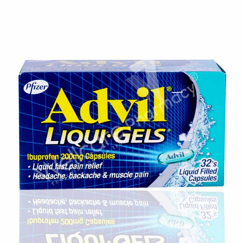 Advil Liquigel Capsules 32'S - Wellcare Pharmacy