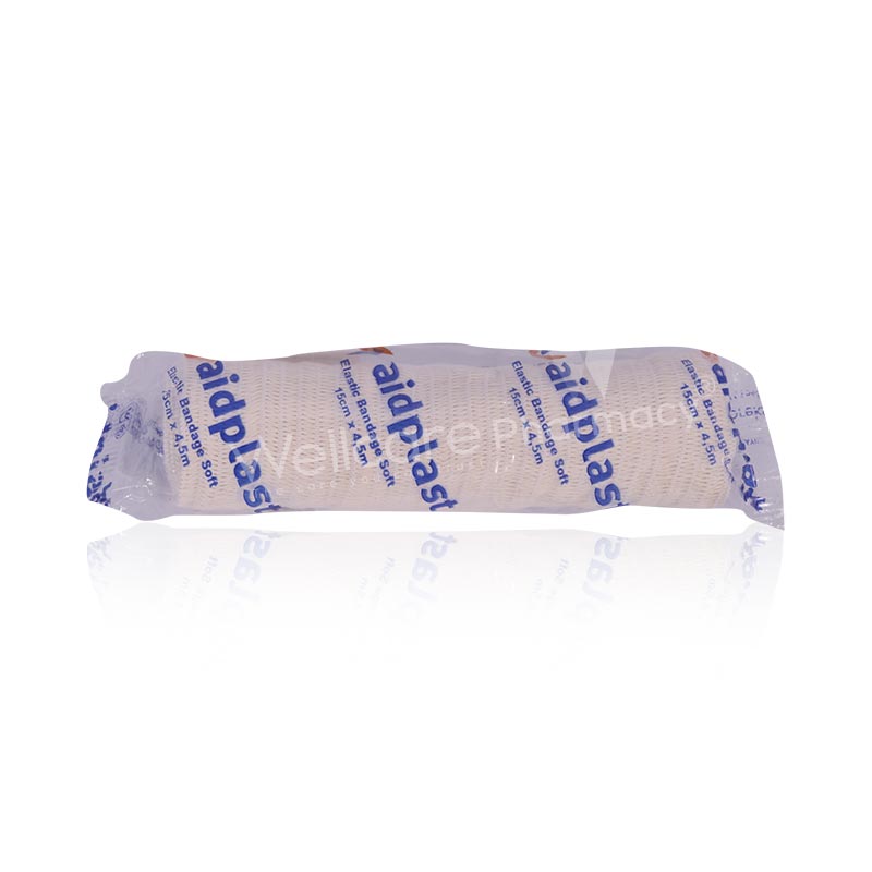 Aidplast Elastic Bandage Soft 15Cmx4.5M V41545