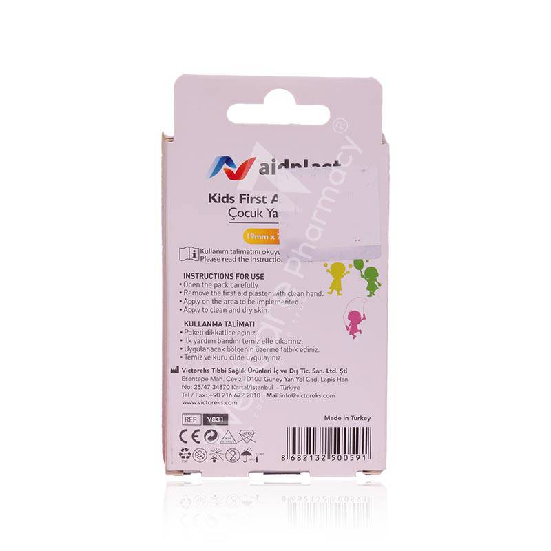 Aidplast Kids First Aid Plaster 20'S V831
