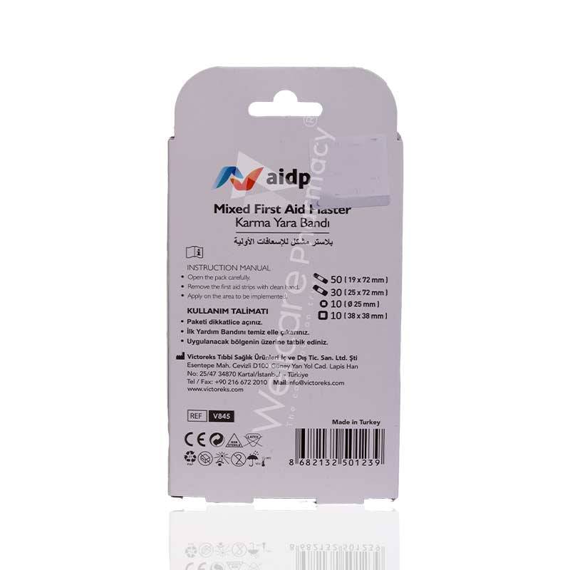 Aidplast Mixed First Aid Plaster 100'S V845