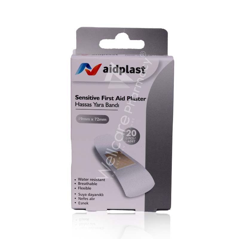 Aidplast Sensitive First Aid Plaster 20'S V910