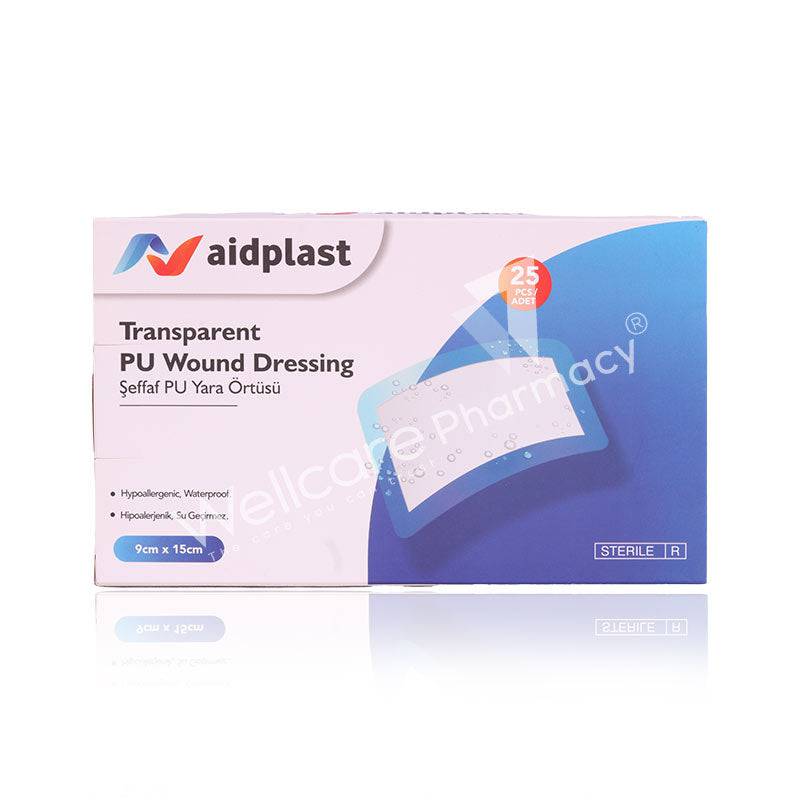 Aidplast Sterile Nonwoven Wound Dressing Plaster 9Cmx15cm 25'S V615