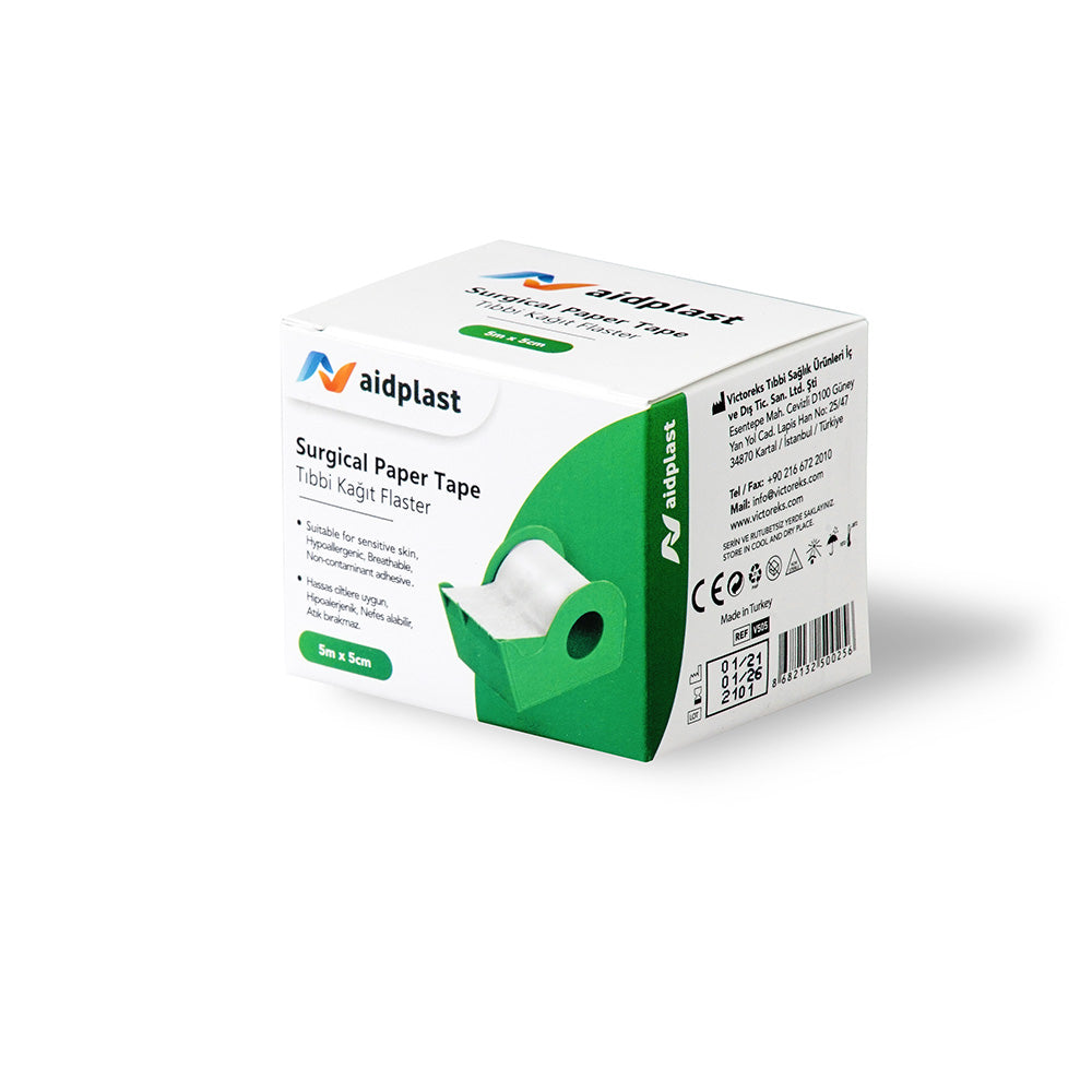 Aidplast Surgical Paper Tape 5Mx5cm V505