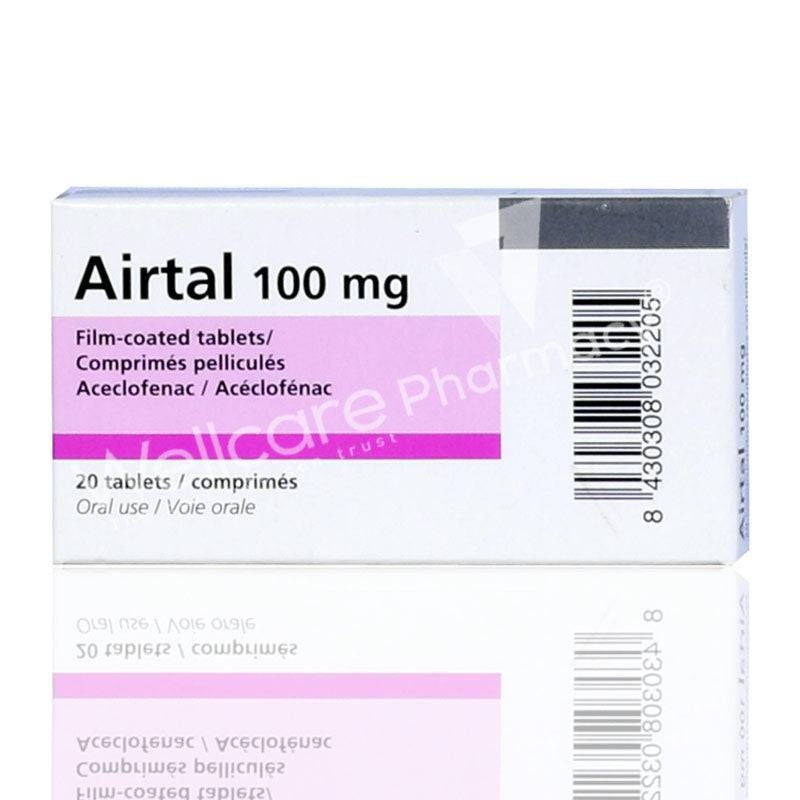 Airtal 100Mg Tablets 20'S - Wellcare Pharmacy