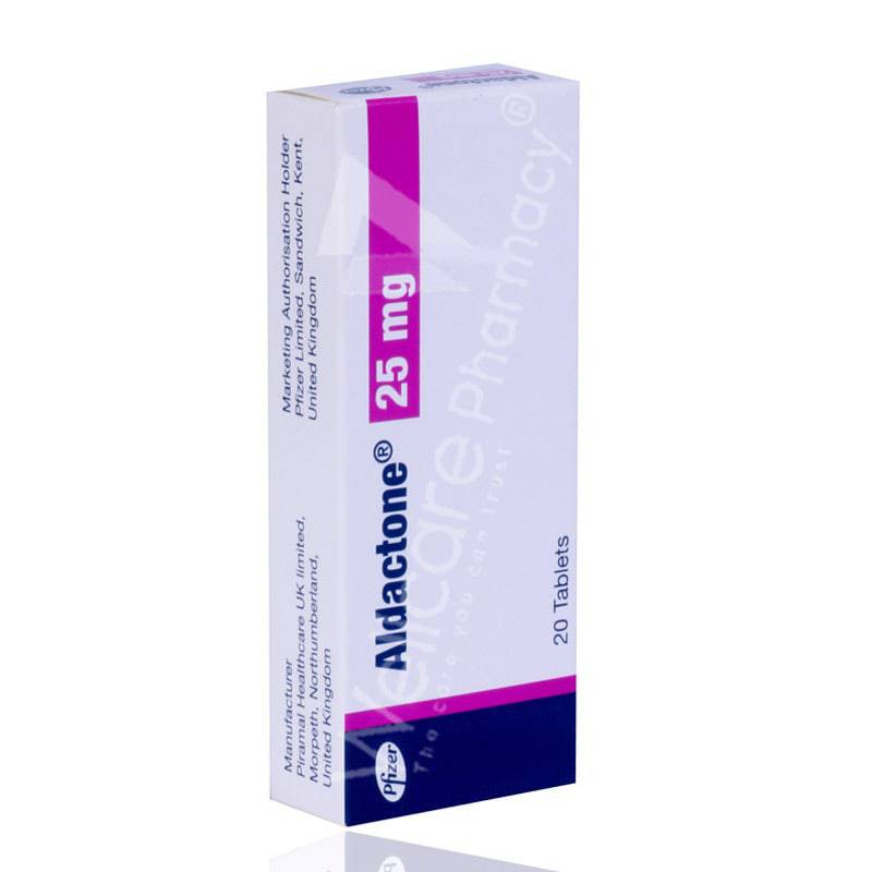 Aldactone 25Mg Tablets 20'S - Wellcare Pharmacy