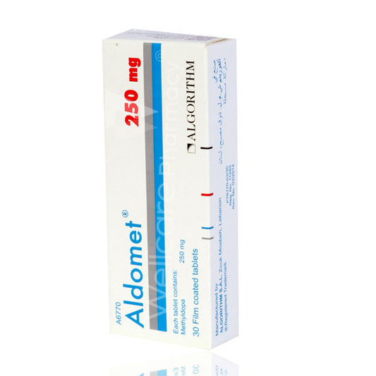Aldomet 250Mg Tablets 30'S