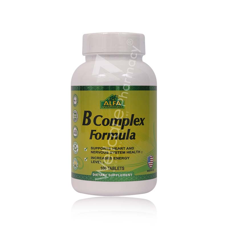 Alfa B-Complex Formula Tab 1X100's