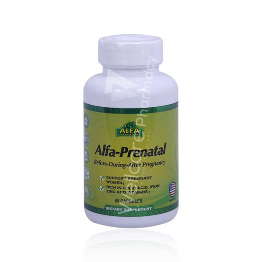 Alfa Prenatal Tablet 1X60's