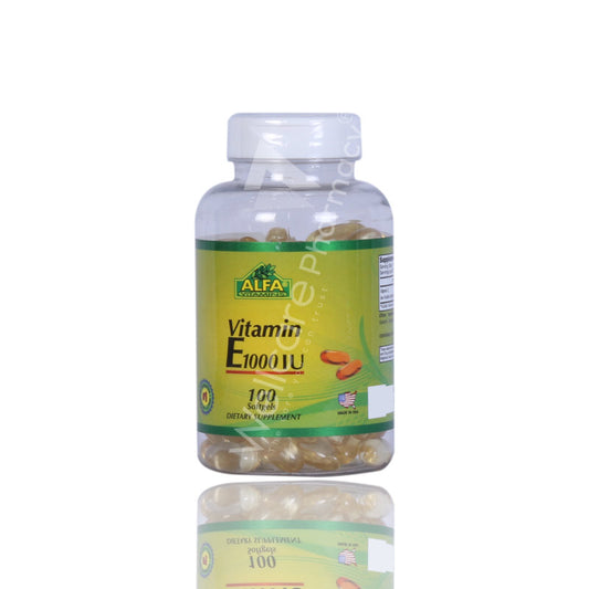 Alfa Vitamin E 1000Iu Softgels 100'S