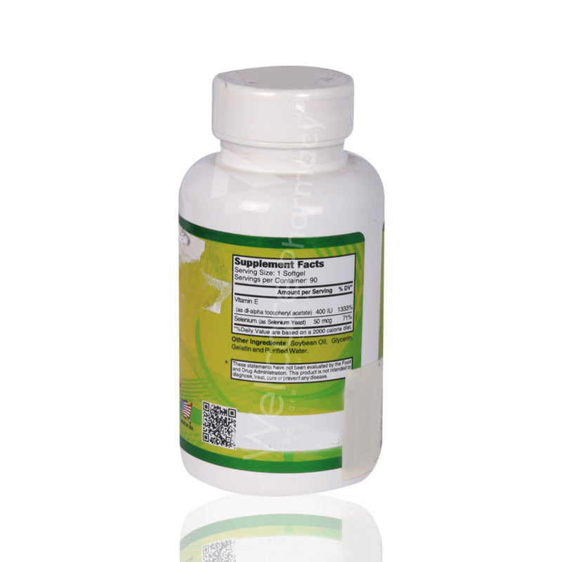 Alfa Vitamin E With Selenium Capsules 90'S