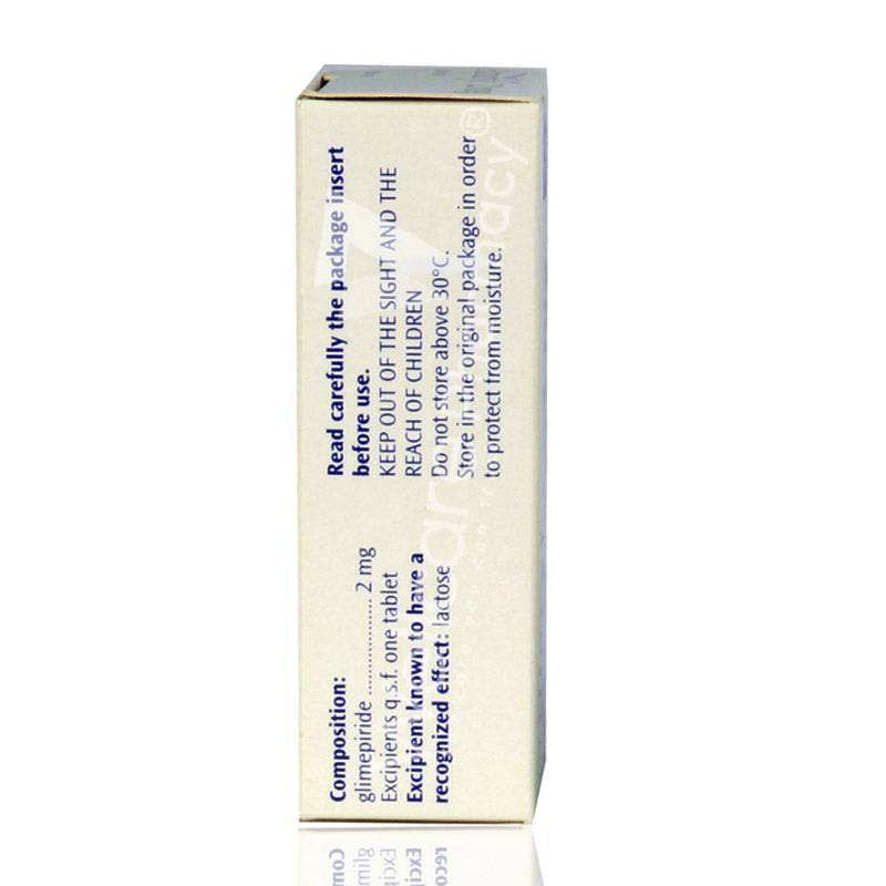 Amaryl 2Mg Tablets 30'S - Wellcare Pharmacy