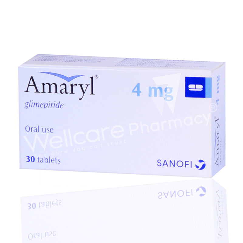 Amaryl 4Mg Tablets 30'S