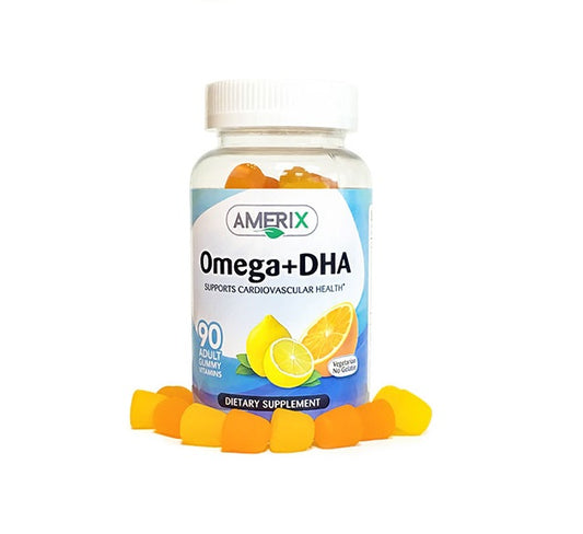 Amerix Omega + Dha Adult Gummy 90'S