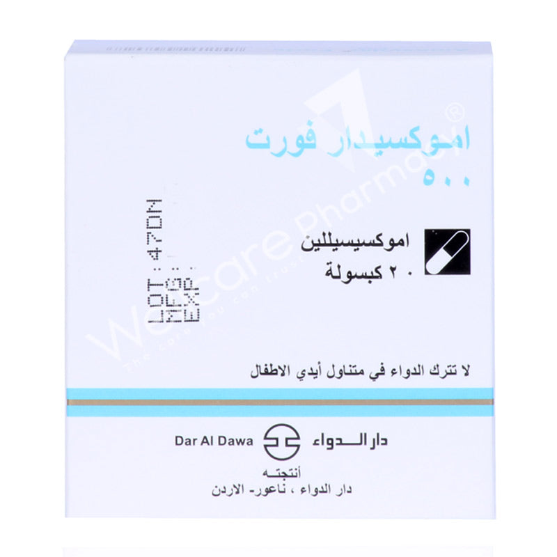 Amoxydar Forte 500Mg Capsules 20'S