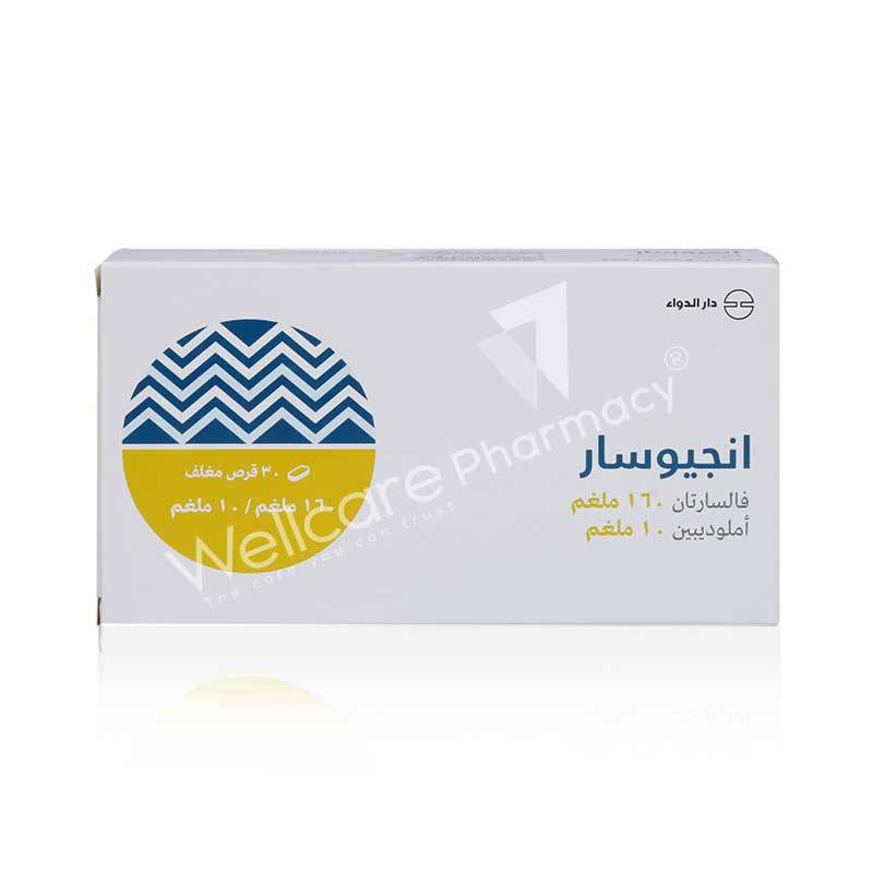 Angiosar 160/10Mg Tablets 30'S