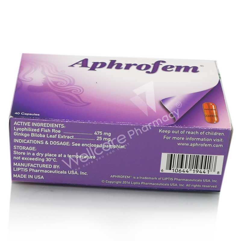 Aphrofem Capsules 40'S