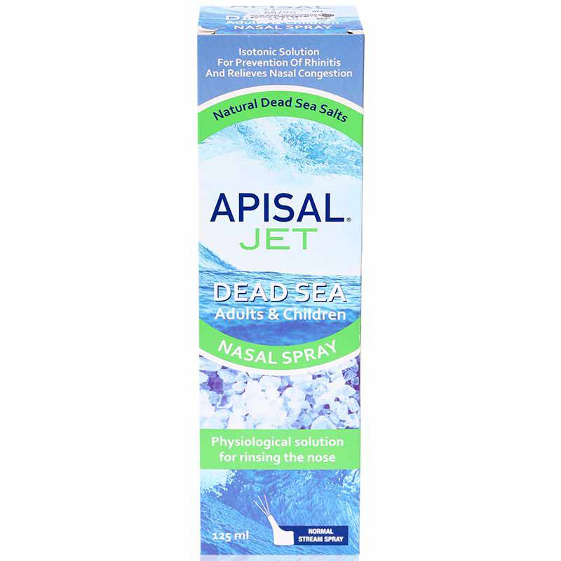 Apisal Jet Dead Sea Adult & Children Nasal Spray 125Ml
