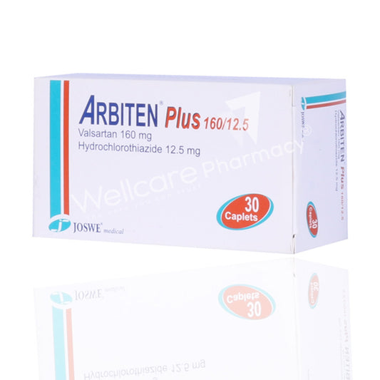 Arbiten Plus 160/12.5Mg Tablets 30'S