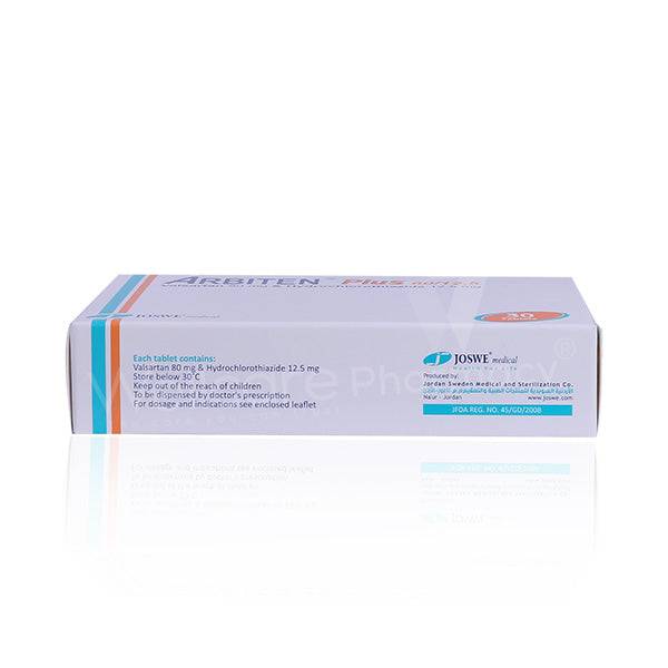 Arbiten Plus 80/12.5 Mg Tab 30'S - Wellcare Pharmacy