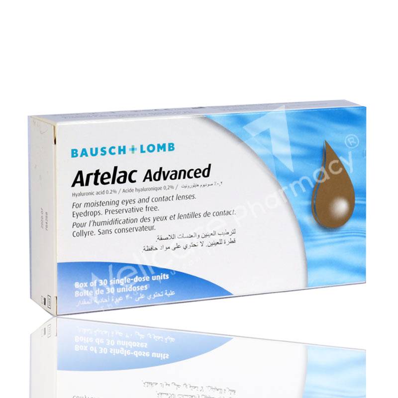 Artelac Advanced Eye Drops 30'S - Wellcare Pharmacy