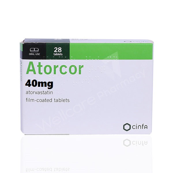 Atorcor 40mg Tablets 28'S