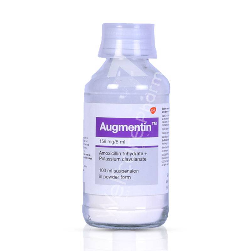 Augmentin 156Mg Suspension 100Ml - Wellcare Pharmacy