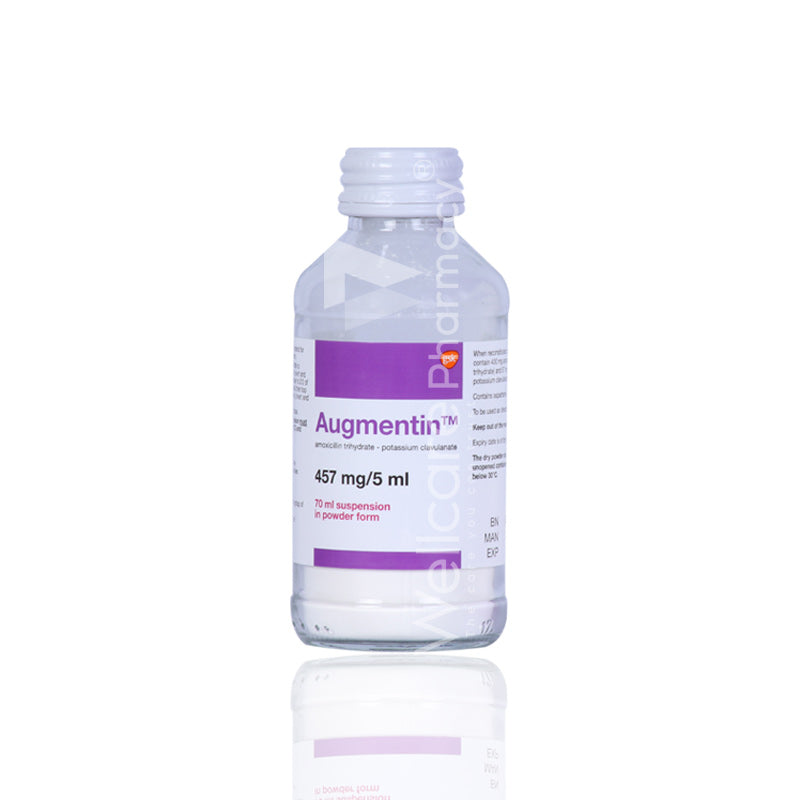 Augmentin 457Mg Suspension 70Ml