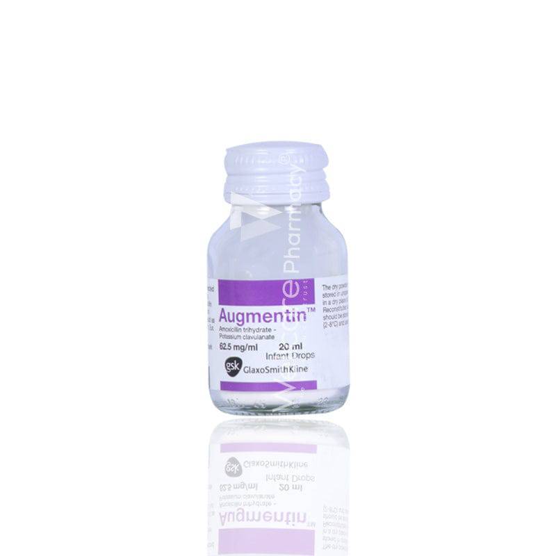 Augmentin 62.5Mg Drops 20Ml - Wellcare Pharmacy