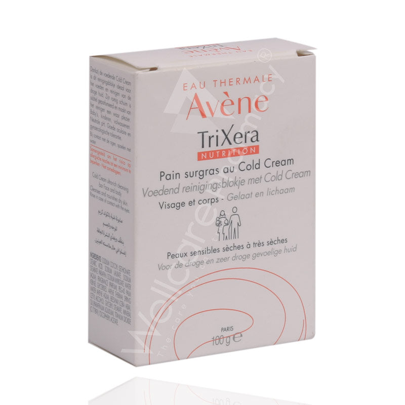 Avene Trixera Cold Cream Cleansing Bar 100g