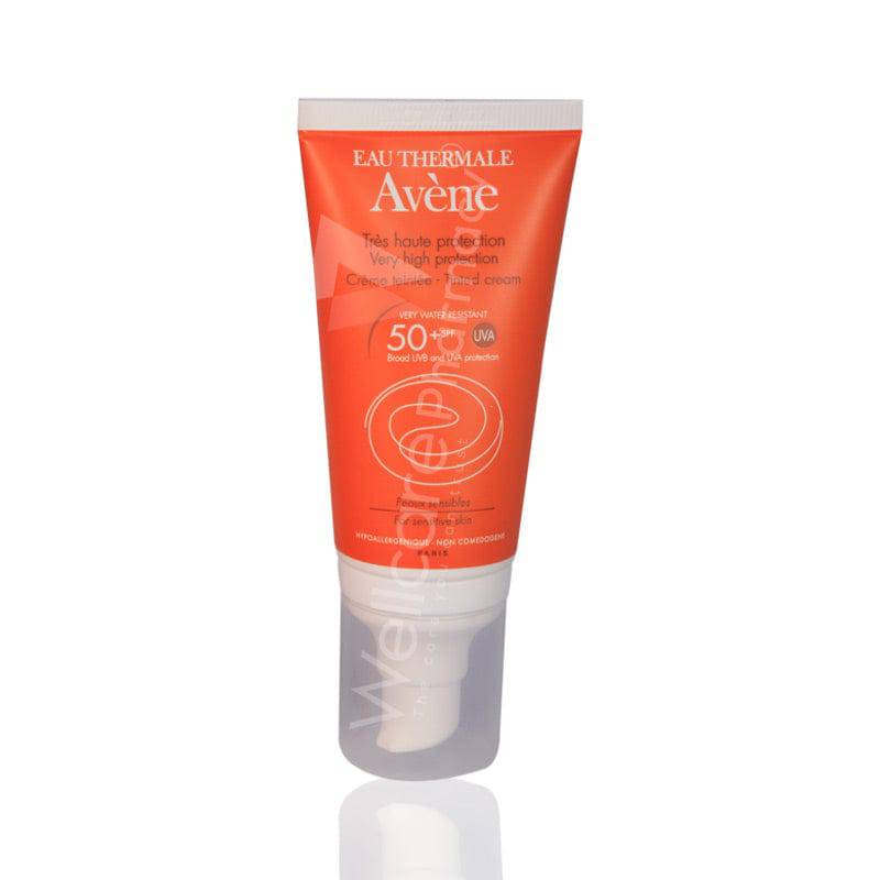 Avene Uhp Tinted Water Resistant Cream Spf 50+ 50Ml - Wellcare Pharmacy