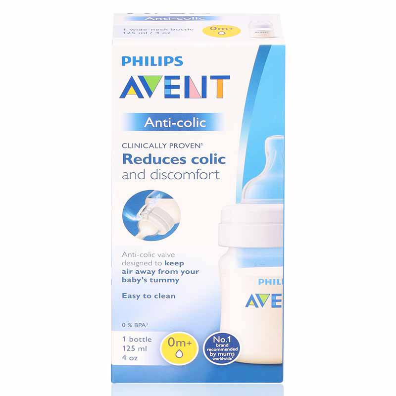 Avent Anti-Colic Feeding Bottle 125Ml-Scf810/61 - Wellcare Pharmacy
