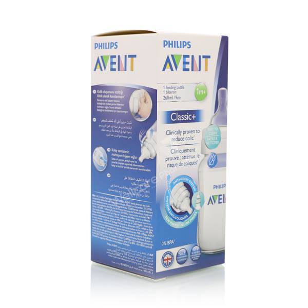 Avent Anti-Colic Feeding Bottle 260Ml-Scf813/61 - Wellcare Pharmacy